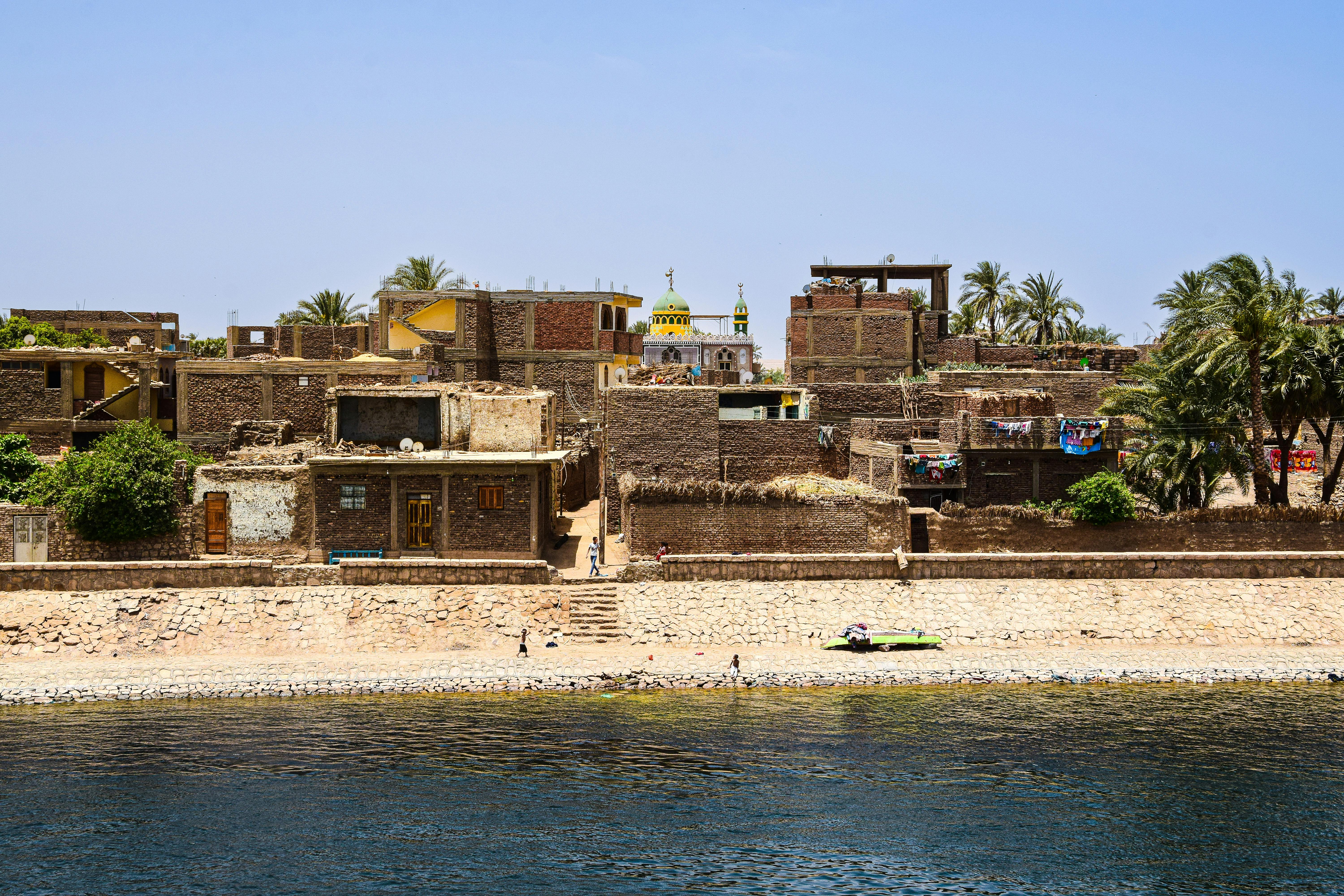 Elegant dahabieh on the Nile